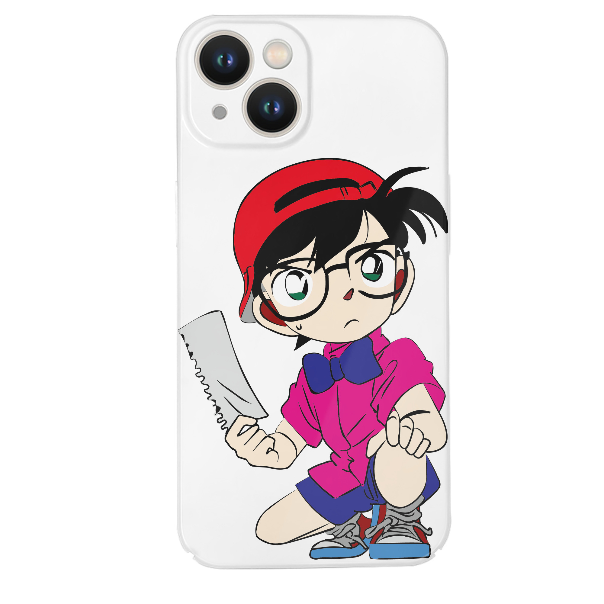 （画像用） 名探偵コナン 江戸川 コナン Detective Conan Conan Edogawa 【iPhone 14シリーズ対応】ハードケース